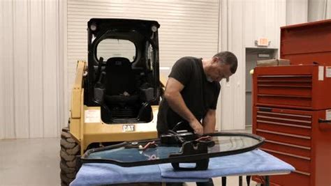 putting door in cat skid steer|How to Install Cab Door Hinges on a Cat® Skid Steer, Compact .